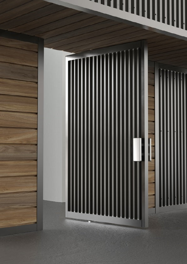 IN.05.212 HO Swivel Hydraulic Pivot set 360 Degrees Heavy Duty for wooden doors