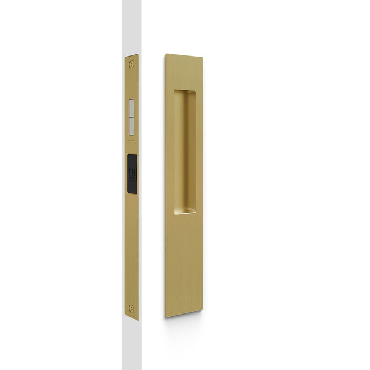 M-Series by Mardeco 8105/SET M Series Snib lock Flush Pull Set. Exterior plain plate.