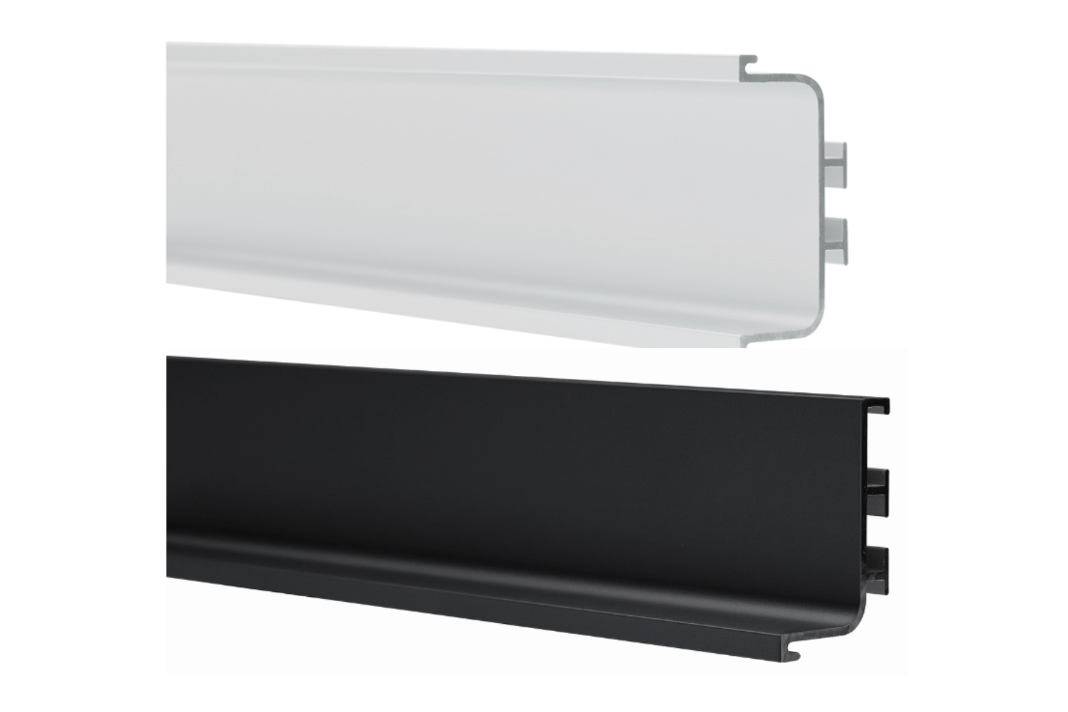 05 - 2017 Aluminium Extrusions 4550 and 4555 available in Black and White - Mardeco Architectural Hardware