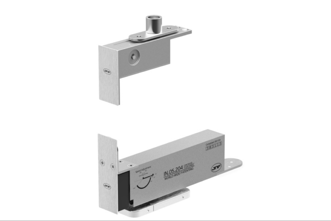 06 - 2015 JNF IN.05.204 Hydraulic Pivot Patented for wooden doors. - Mardeco Architectural Hardware