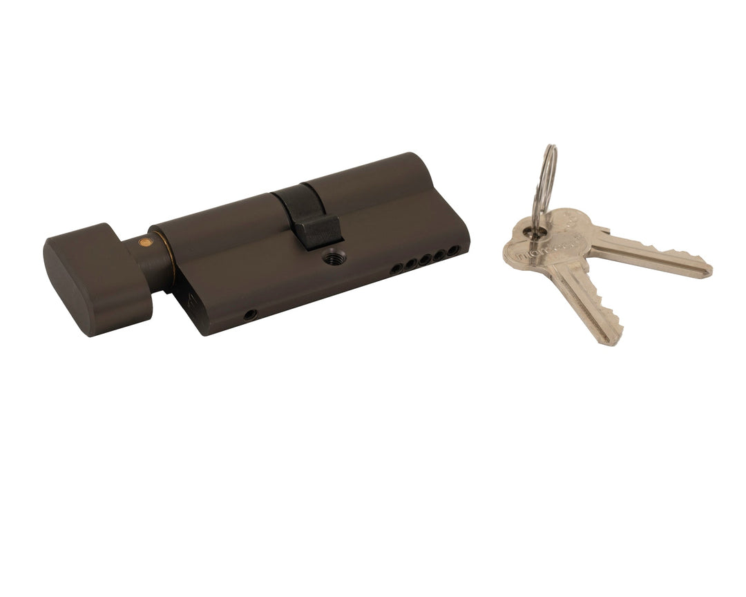 8520/70 KA1 C4 Euro Cylinder & Turn 5 Pin - 70mm Keyed Alike (KA) - Mardeco Architectural Hardware
