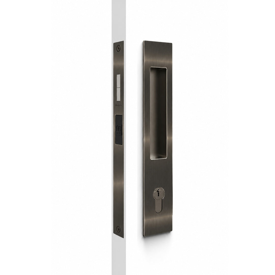 8104/SET M Series Exterior Flush Pull Mortice Lock Set.