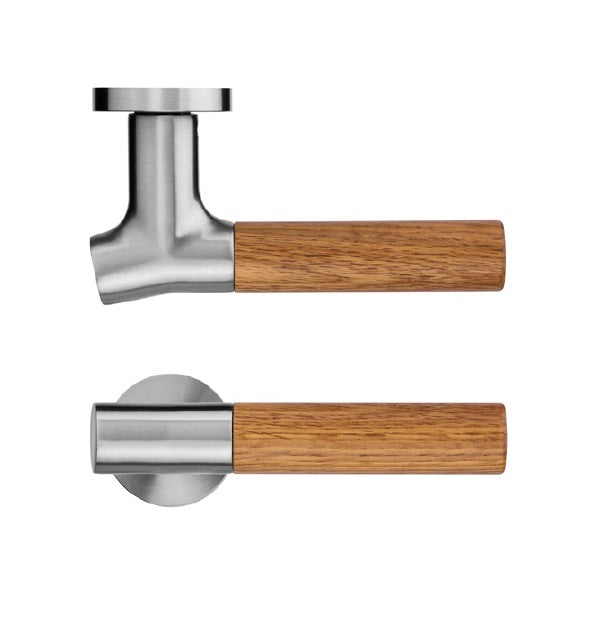 IN.00.381.C Lever Handle Oak Wood Nature