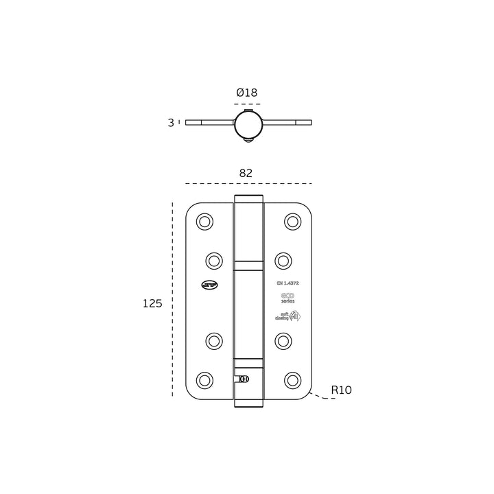 IN.05.040 Spring Hinge Soft Close