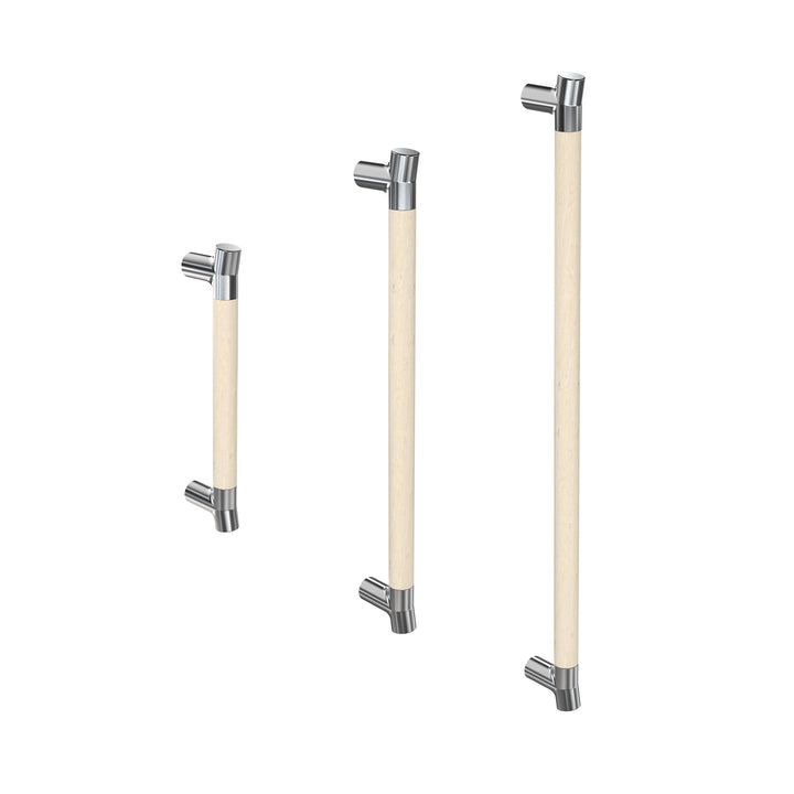 IN.07.381.D.BE Pull handle Wood Nature Birch