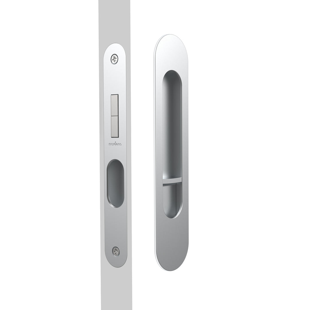 Mardeco Oval M-Series 9004/Set Flush Pull Privacy Set