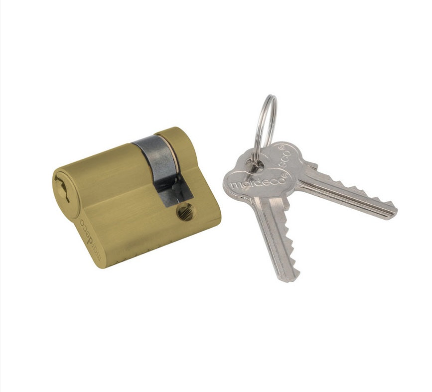 8500/38 C4 Euro Cylinder 38 mm overall Keyed Alike (KA) or Keyed to Differ (KD)