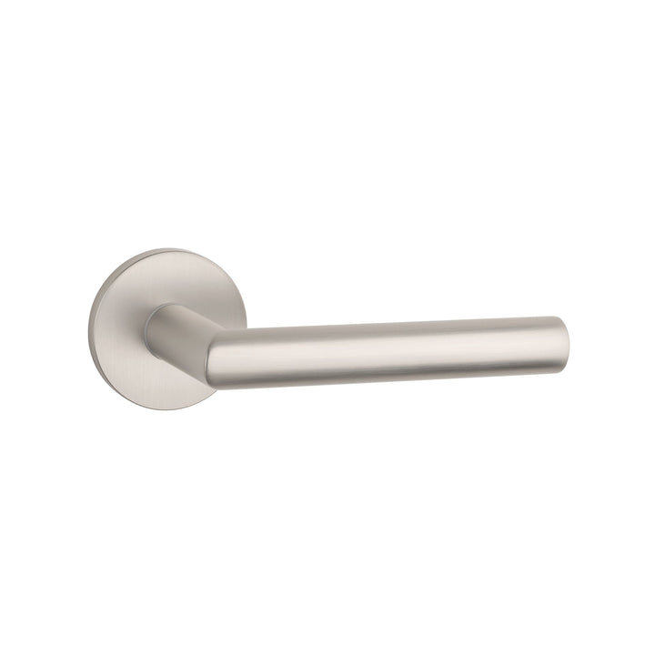 AT APRILE Arabis Lever handle on round rose R SLIM 7MM - Mardeco Architectural Hardware