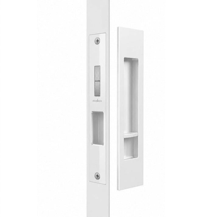 Mardeco M-Series 8004/Set Flush Pull Privacy Set - Mardeco Architectural Hardware