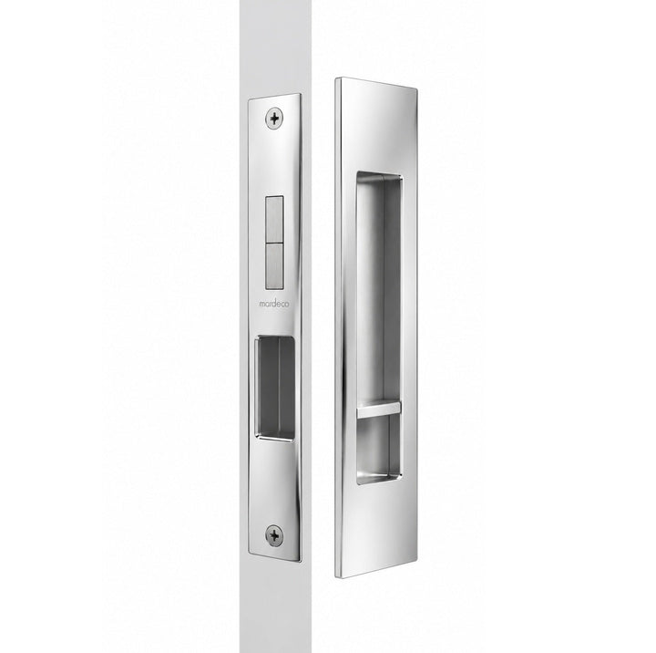Mardeco M-Series 8004/Set Flush Pull Privacy Set - Mardeco Architectural Hardware