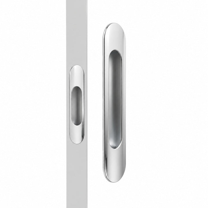 Mardeco Oval M-Series 9008/Set Flush Pull Set - Mardeco Architectural Hardware