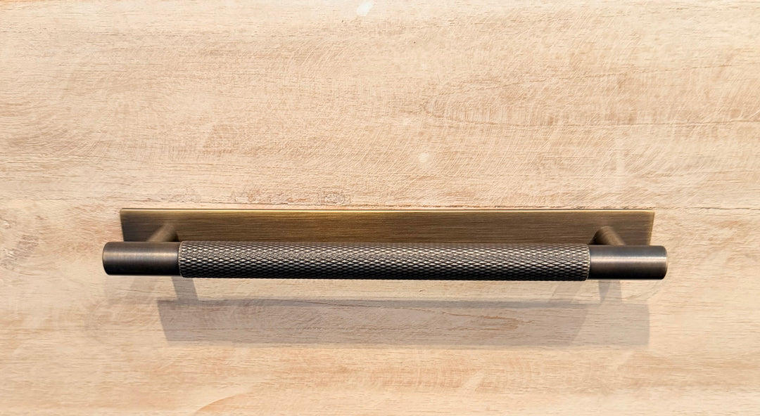 NEW Seville 4043 Mardeco Solid Brass Diamond Knurled Kitchen Handle - Mardeco Architectural Hardware