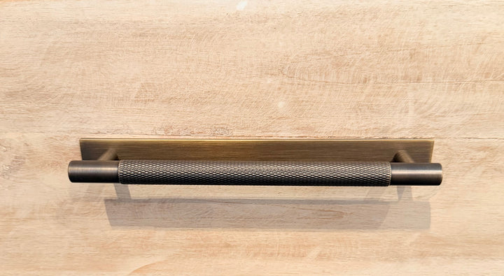 NEW Seville 4043 Mardeco Solid Brass Diamond Knurled Kitchen Handle - Mardeco Architectural Hardware