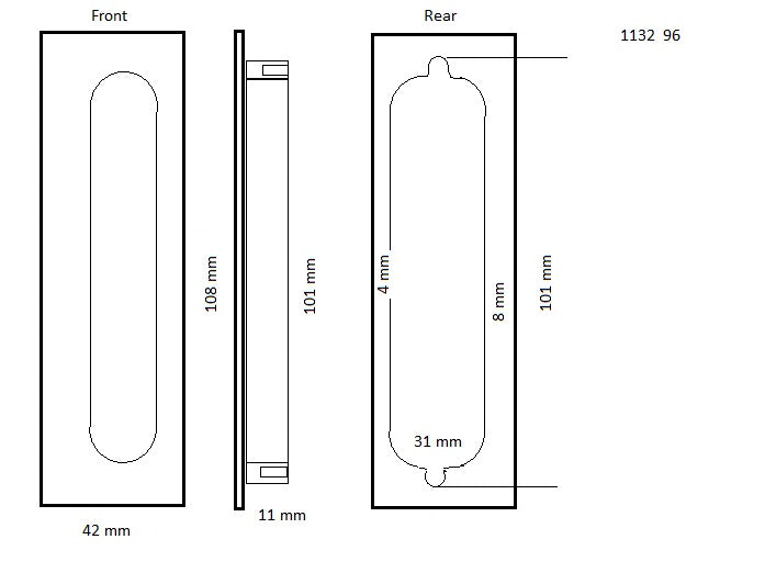 1132 Mardeco Flush Pull CLEARANCE