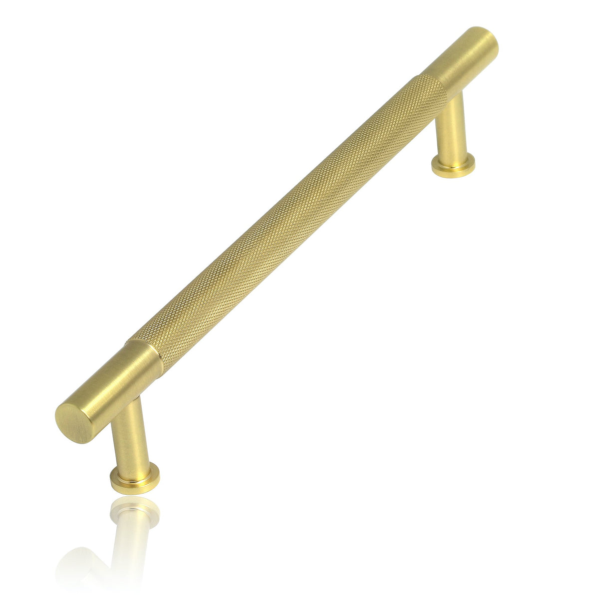 Toledo 4041 Knurled Kitchen Handle by Mardeco, available in three finishes and three sizes