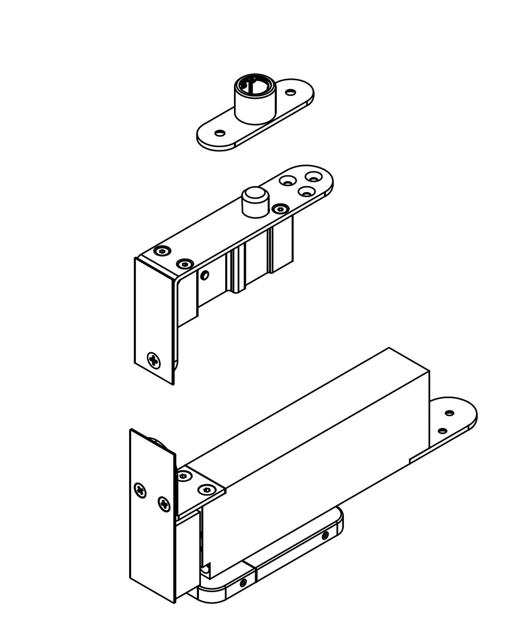 IN.05.204 Hydraulic Pivot for wooden doors