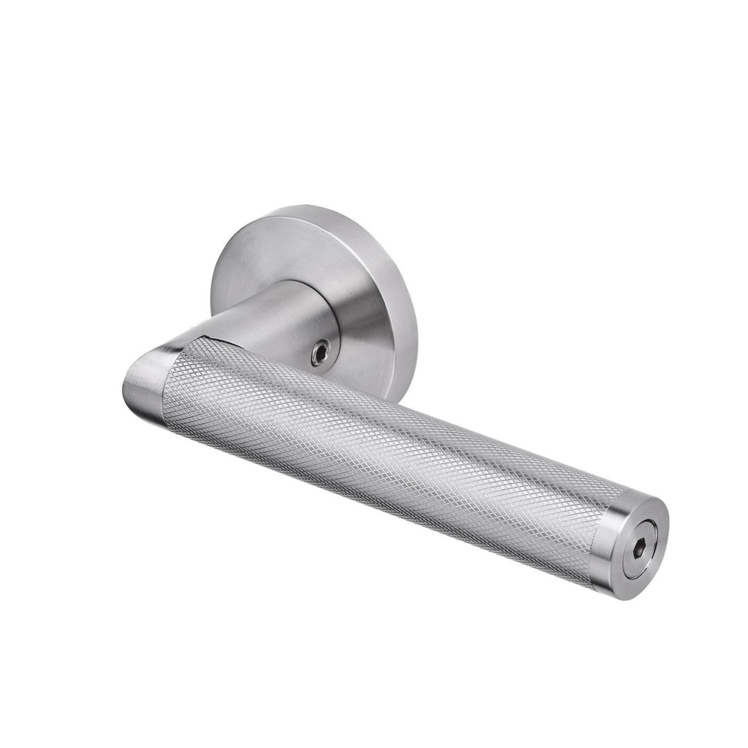 JNF by Mardeco IN.00.413 'Link Diamond' Lever Handle On Standard Rose. Material: Stainless Steel.