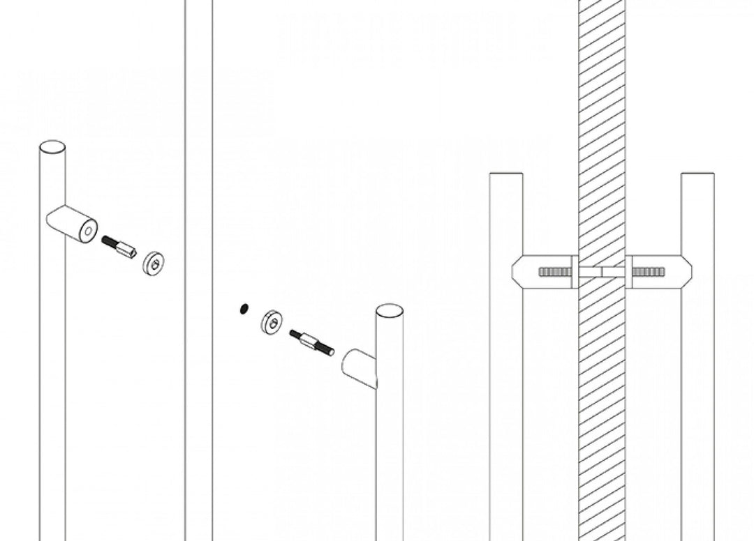 IN.08.ADM.35 Unifix Fittings for Back to Back Handles 35mm