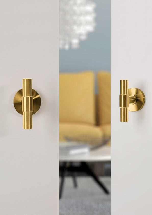 IN.00.172 Lever Handle  "Simple" with Standard Rose