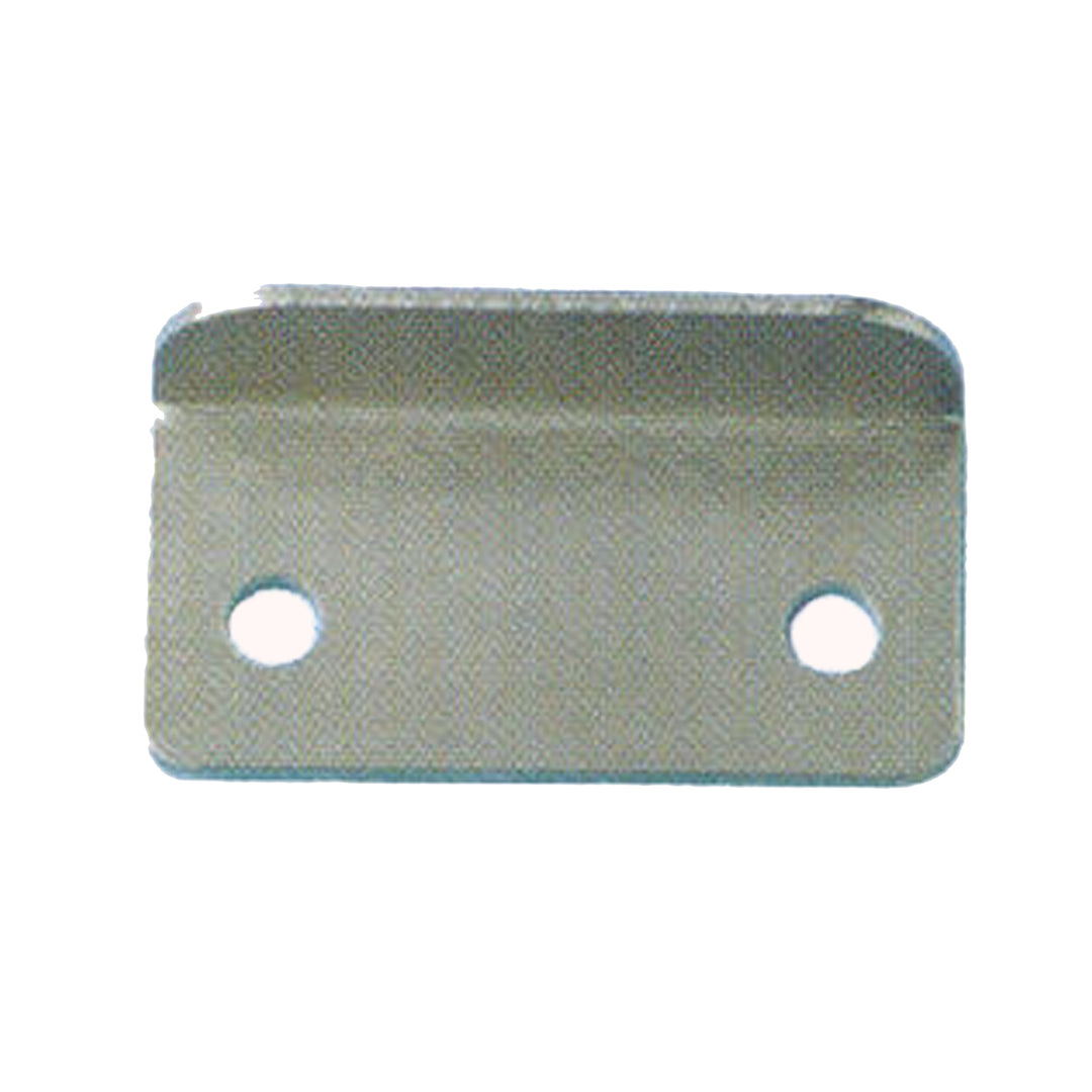 LC81688ST L type stiker plate, steel nickel plated 30 x 15 x 8 mm
