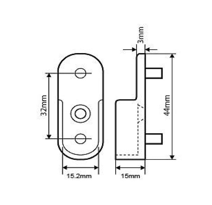 WF8809 Tube Support- Dowel- on